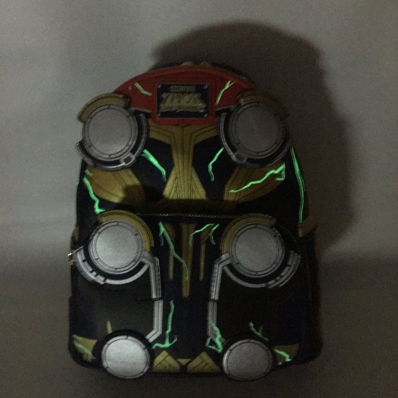 Loungefly Marvel Studios Thor Love And Thunder Mini Backpack Glow In The Dark main image 2